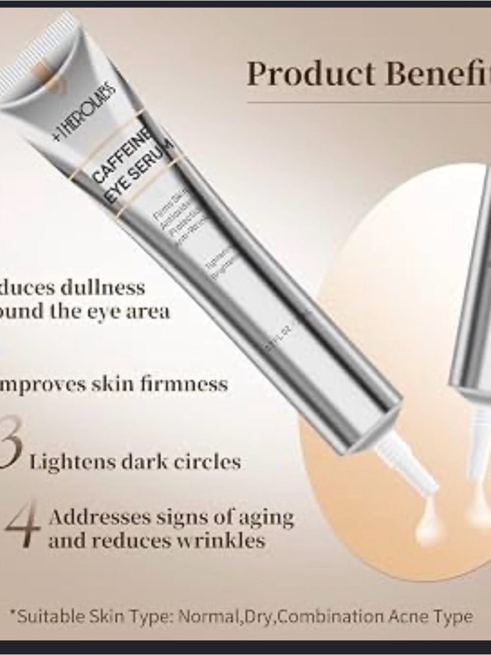 +1 Herolabs Caffeine Eye Serum